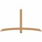 Ekena Millwork Bellingham Timber Gable Bracket, Western Red Cedar, 72"W x 39"H x 3 1/2"D x 3 1/2"F, 13/12 Pitch GBW072X39X0404BEL00SWR - alternate 1